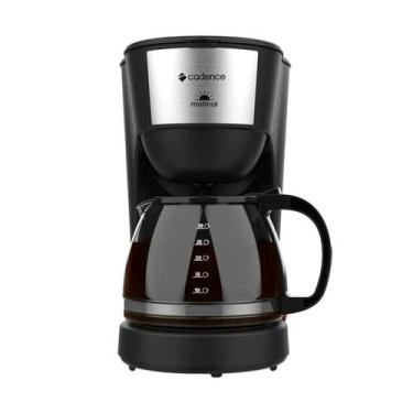 Imagem de Cafeteira Matinal de inox 1,5 L 220 V preta - Cadence, Unica, 220V