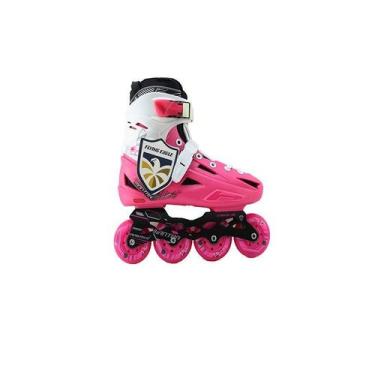 Imagem de Patins Profissional Flying Eagle F1S FB F3S R4 F6S, Branco com rosa f1