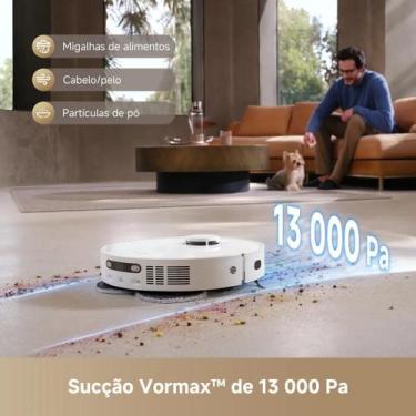Imagem de Dreame Aspirador Robô D20 Ultra 13000pa com Base e Mop Branco, 110V