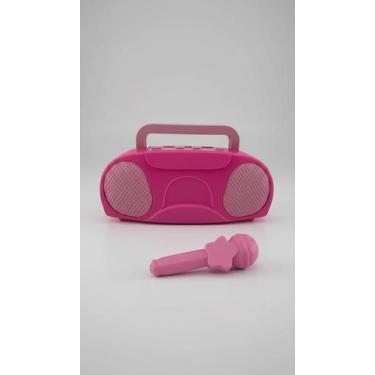 Imagem de Boombox Karaokê Infantil Musical Rosa - Congratulations Store