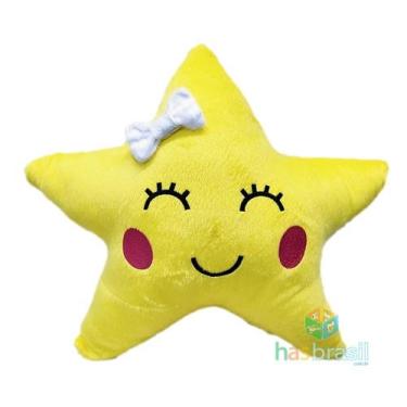 Imagem de Almofada Estrela Decorativa para Quarto de Bebê 35cm - Has Brasil