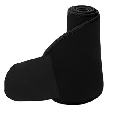 Imagem de Aparador de cintura feminina, cinto de treino confortável para cintura, tecido OK e material de neoprene para esportes livremente ajustável(totalmente preto)