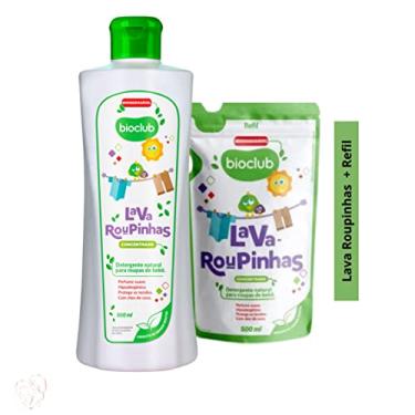 Imagem de Lava Roupinhas + Refil Sabão Liquido 500ML Bioclub Natural