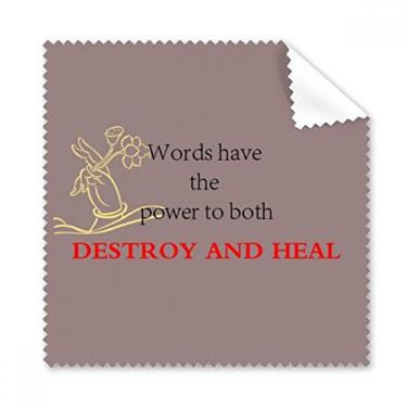 Imagem de Lenço de limpeza Words Have Power to Heal Blessing, 5 peças