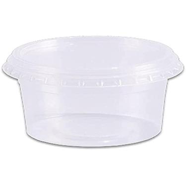 Imagem de Pote Descartável, Prafesta, 145 ml, Redondo, Com Tampa, Pacote com 24 Unidades