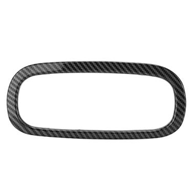 Imagem de Moldura da tampa da saída de ar condicionado, painel do painel central do carro estilo fibra de carbono peças internas para Fortwo 453 2015-2021