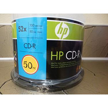 Imagem de Novo HP CD-R 80 minutos (700 MB) (52 x) com marca (50 Ea/Pkg) (10018)