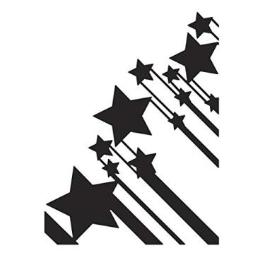 Imagem de Pasta em relevo Darice 30032542, estrelas, 10,8 x 14,9 cm, transparente