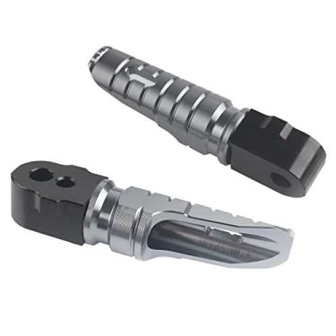 Imagem de FINMOKAL Para PEUGEO Speedfight 4 50 125 150 Liga de alumínio Apoios de pés traseiros Peg