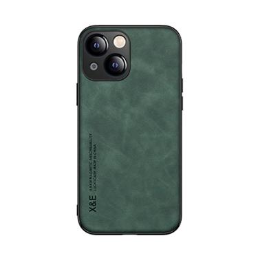 Imagem de Kepuch Silklike Capa para iPhone 13 Mini 5.4" - Case Placa de Metal Embutida para iPhone 13 Mini 5.4" - Verde