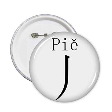 Imagem de Broche de personagem chinês para decoração de torta, 5 peças