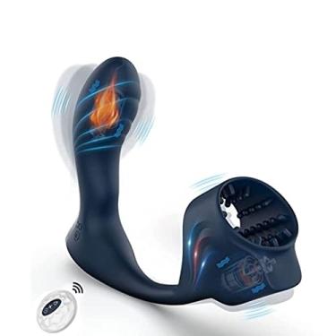 Imagem de Vibrador Masculino Massagem de Próstata Vibradores Anal Plug Estimulador Atraso Ejaculação 7 Velocidades Zatla