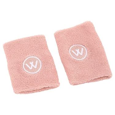 Imagem de Pulseiras Esportivas, Pulseiras de Alta Elasticidade que Não Agridem a Pele, Absorção de Suor Fitness 2 Conjuntos (Rosa)