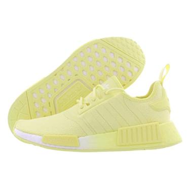 Imagem de adidas Originals Tênis feminino NMD_r1, Amarelo limão/branco, 7.5