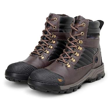 Imagem de Bota Coturno Masculina Couro Liso Dia a Dia Trilhas e Caminhadas Power Grip