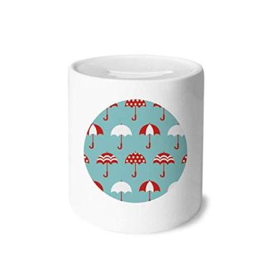 Imagem de DIYthinker Guarda-chuva chuva, sol, nuvem, dinheiro, porta-moedas, porta-moedas de cerâmica, presente