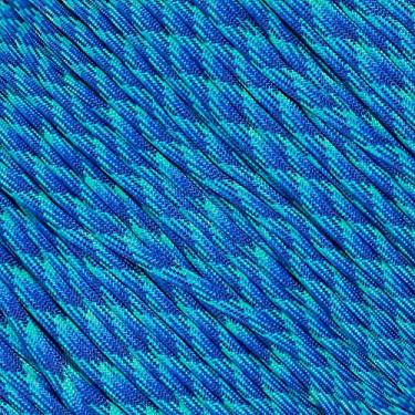 Imagem de Corda de paraquedas West Coast 10 25 50 e 100 pés Hanks e 250 300 1000 carretéis Winder & Buckle Options Tipo III 7 fios 550 cordão paraquedas muitas cores - maior seleção de corda de paraquedas, Neptune, 100 Feet & 10 3/8" Black Buckles