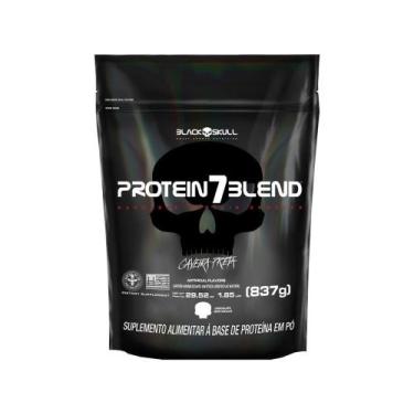 Imagem de Whey Protein Blend Black Skull Refil Protein 7  - 837G Chocolate