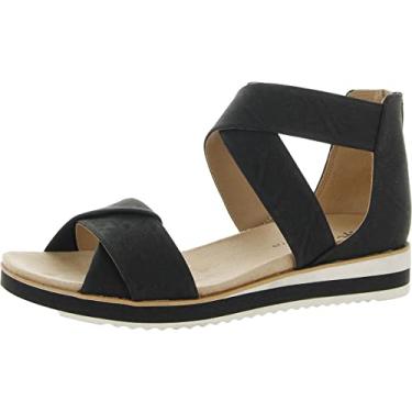 Imagem de LifeStride Sandália esportiva feminina Zoom, Preto, 36