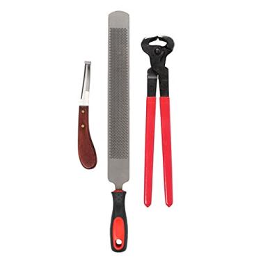Imagem de Kits De Ferramentas De Ferragem, Kit De Ferramentas De Arrier De Cavalo, Tesoura De Metal Profissional Para Aparar Arriers Equinos, Ferramentas De Faca