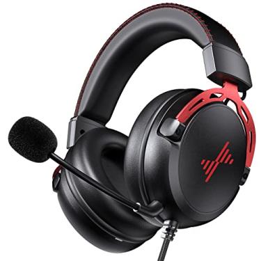 Imagem de Gaming Headset for PS5 PS4 PC, Gaming Headphones with Noise Cancelling Mic, Wired Gamer Headsets for Computer Laptop Mac Nintendo NES Games