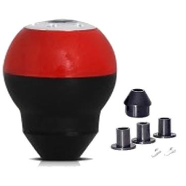 Imagem de Manopla bola cambio Vermelha com preto gm prisma 2014 1990 2000 1979 2023 1996 2015