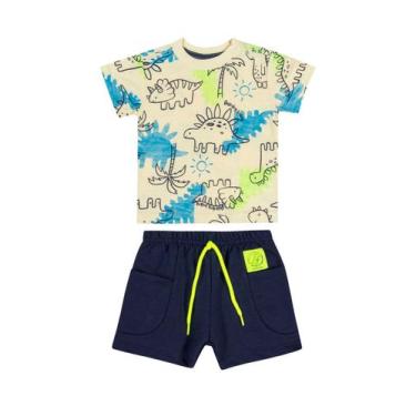 Imagem de Conjunto Para Bebê Menino Com Camiseta E Bermuda Quimby