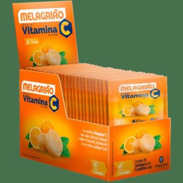 Imagem de Melagriao Pastilhas Vitamina C Laranja Caixa 24X5 - Catarinense