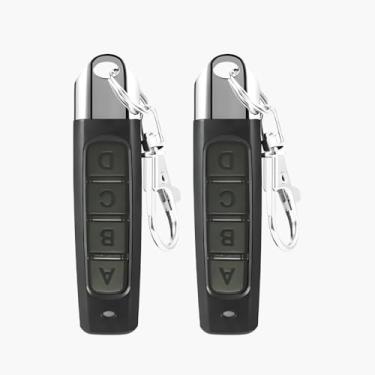 Imagem de 2x Controle Remoto Para Portão Copiador Duplicador Pequeno Discreto Slim Eletrônico 433mhz FlySea