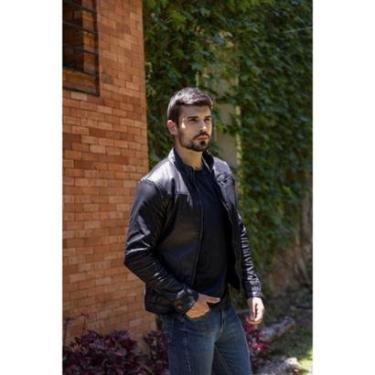 Imagem de Jaqueta Masculina Trich Jeans Preto Resinado-Masculino