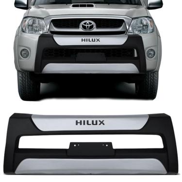 Imagem de Overbumper Hilux CD 2009 a 2011 Preto Polipropileno Tgpoli