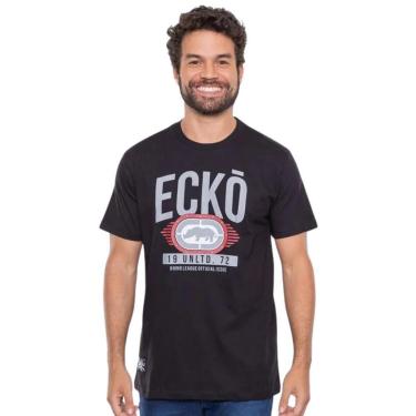 Imagem de Camiseta Masculina Ecko Vintage Preta J620A-Masculino