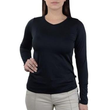 Imagem de Blusa Bruna e Bia Térmica Gola V Feminina-Feminino