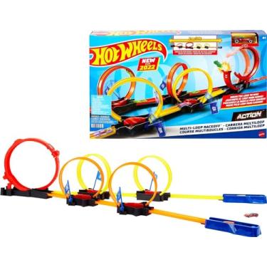 Imagem de Hot Wheels Action, Pista de Brinquedo, Competição Super Loop, Carrinhos para Meninos, A partir de 4 Anos