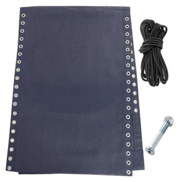 Imagem de Tecido de substituição de cadeira de gravidade zero de 43 cm, 48 cm, 53 cm de largura, pano de reparo com 4 parafusos de substituição para cadeira de gravidade, acessórios de cadeira de gravidade zero