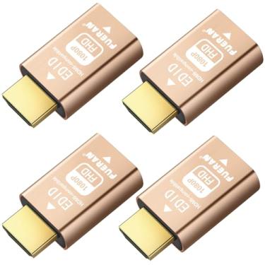 Imagem de FUERAN Emulatore EDID HDMI Pass-Through per l'uso con Splitter Video, interruttori ed estensori (fit-Headless) 1920 * 1080@60hz-4pack