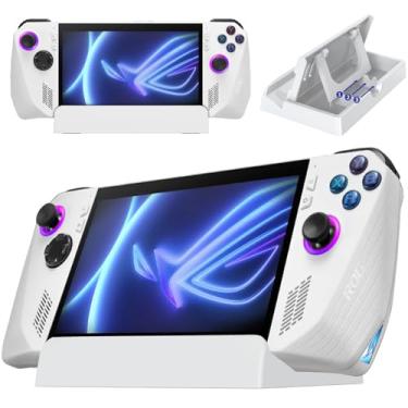 Imagem de Miimall Suporte para ASUS ROG Ally X 2024/ROG Ally 2023/Steam Deck, Suporte Ajustável em Vários Ângulos com Almofadas Antiderrapantes e Base Portátil