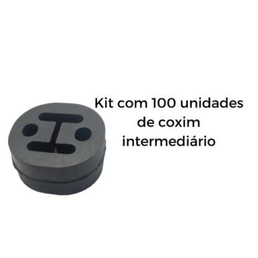 Imagem de Kit 100 Unidades Borracha Coxim Carro Gol Geração 3 - VABADUS
