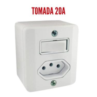 Imagem de Sistema X Tomada e Interruptores 10A/20A Sobrepor Externa Radial, Inte