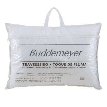 Imagem de Travesseiro Buddemeyer Toque de Pluma Antialérgico 50x70 cm Branco