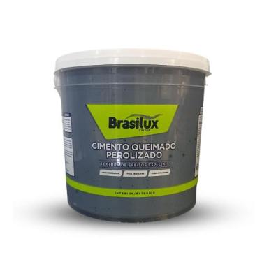 Imagem de Efeito Cimento Queimado Perolizado Decorativo Cores 3 Kg Brasilux, Dia