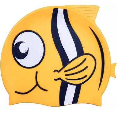 Imagem de Touca De Natação MBfit - Infantil, Unico, Amarelo