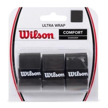 Imagem de Overgrip Wilson Ultra Wrap (pack Com 3 Un.), Preto