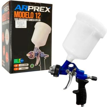 Imagem de Pistola de Pintura Gravidade Bico 4.0mm Caneca Nylon 600ml Arprex Modelo 12x