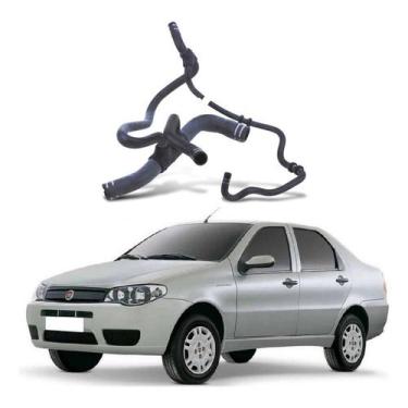 Imagem de Mangueira Inferior Radiador Siena 1.3 8v 2004 A 2005 - Cauplas