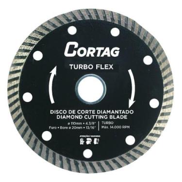 Imagem de Disco de Corte Diamantado Turbo Flex 115X22MM - Cortag