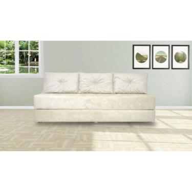 Imagem de Sofanete Sofá de 3 lugares Sofá Cama de Casal Bicama em Suede 178cm - 