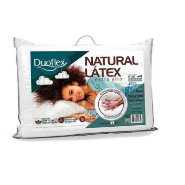 Imagem de Travesseiro Natural Látex 50 x 70 - Duoflex, 18 cm