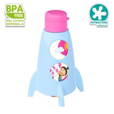 Imagem de Garrafinha Infantil Agnes Garrafa Foguete 320 ml Escolar - Plasútil