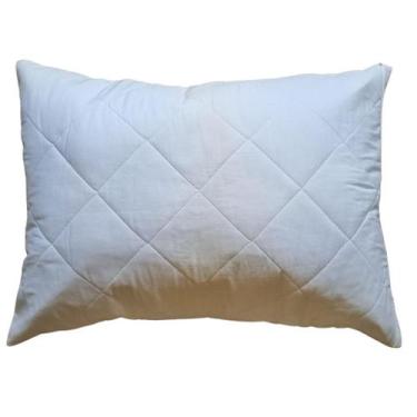 Imagem de Protetor Travesseiro Matelado Algodão Ziper - Magic Enxovais, Branco